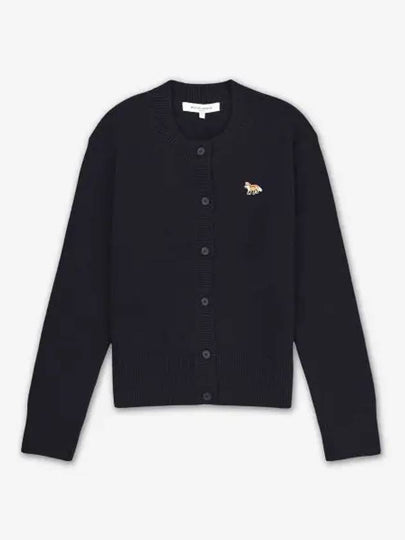 Baby Fox Patch Wool Cardigan Navy - MAISON KITSUNE - BALAAN 2