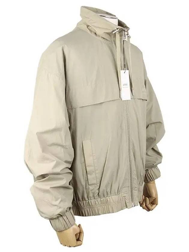 Alexandre Mattiussi Zipper Windbreaker Sage - AMI - BALAAN 5