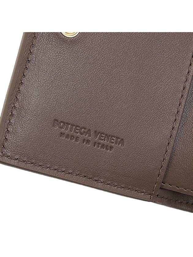 Cassette Zipper Bifold Half Wallet Brown - BOTTEGA VENETA - BALAAN 10