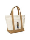 Bear Canvas Small Tote Bag Beige - POLO RALPH LAUREN - BALAAN 5