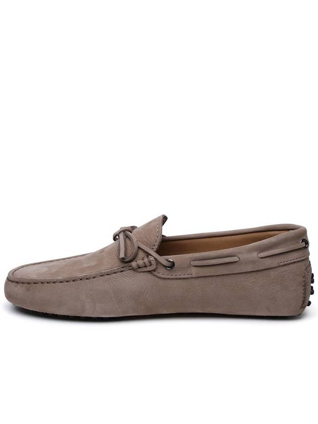 Gommino Nubuck Driving Shoes Brown - TOD'S - BALAAN 4