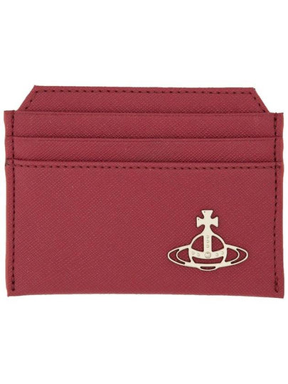 ORB Logo Card Wallet Red - VIVIENNE WESTWOOD - BALAAN 2