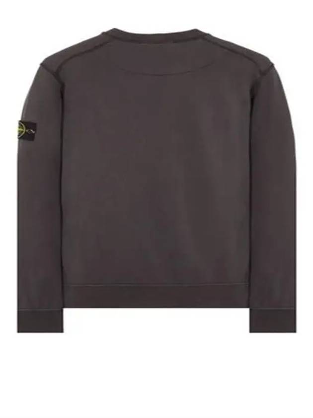 Wappen Patch Garment Dyed Sweatshirt Charcoal - STONE ISLAND - BALAAN 3