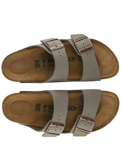 Arizona Medium Narrow Slipper Stone - BIRKENSTOCK - BALAAN 2