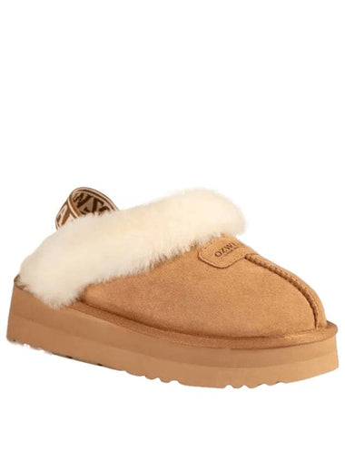 Coquette Platform Slipper Chestnut - OZWEAR UGG - BALAAN 1