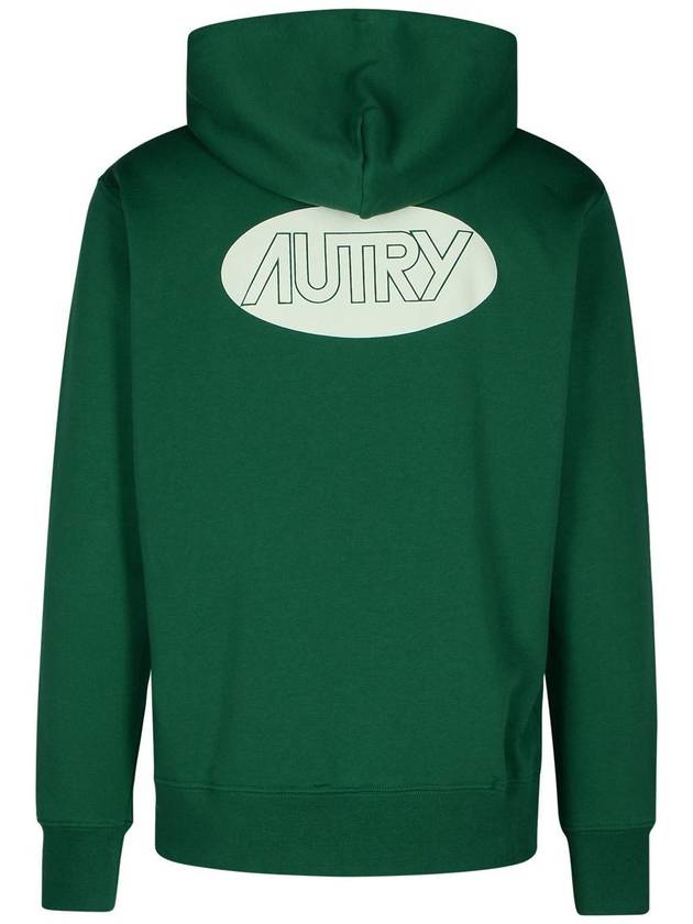 Autry Green Cotton Hoodie - AUTRY - BALAAN 3