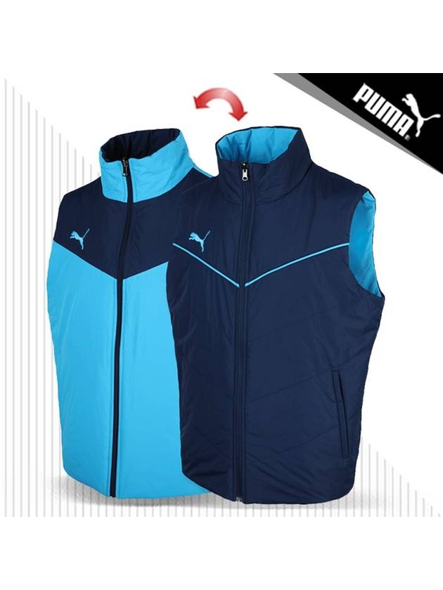 KK Individualize Reversible Padding Vest 93271202 Navy Blue R - PUMA - BALAAN 1