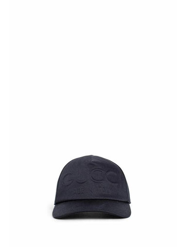 Embossed Base Ball Cap Black - GUCCI - BALAAN 1