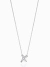 Paloma Graffiti X Pendant Necklace Silver - TIFFANY & CO. - BALAAN 2