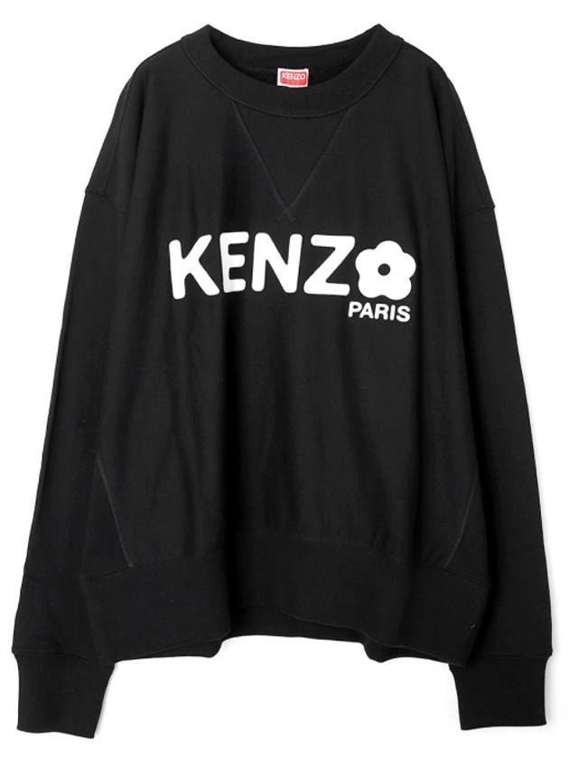 Bokeh Flower 2 0 Sweatshirt Black - KENZO - BALAAN 3