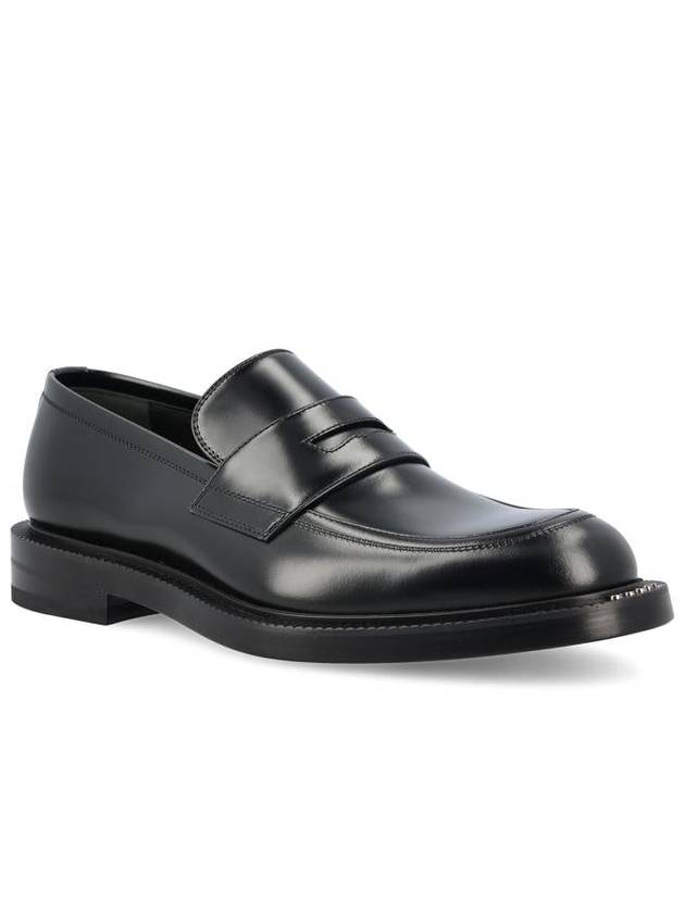 Leather Loafer Black - GUCCI - BALAAN 3