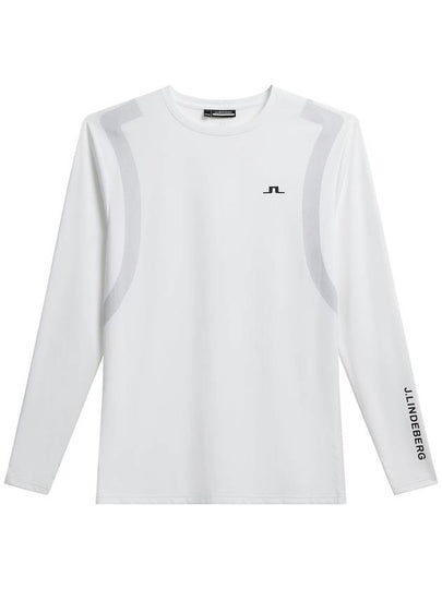 Elion Logo Long Sleeve T-Shirt White - J.LINDEBERG - BALAAN 2