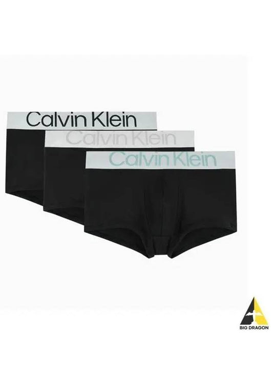 UNDERWEAR Men s CK Reconceded Steel Micro Low Rise Trunk 3PK NB3074QTE - CALVIN KLEIN - BALAAN 1