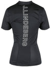 Marsha Logo Short Sleeve T-Shirt Black - J.LINDEBERG - BALAAN 4