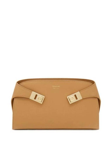 24FW Cross Bag 218964 0774623 LIGHT CAMEL - SALVATORE FERRAGAMO - BALAAN 1