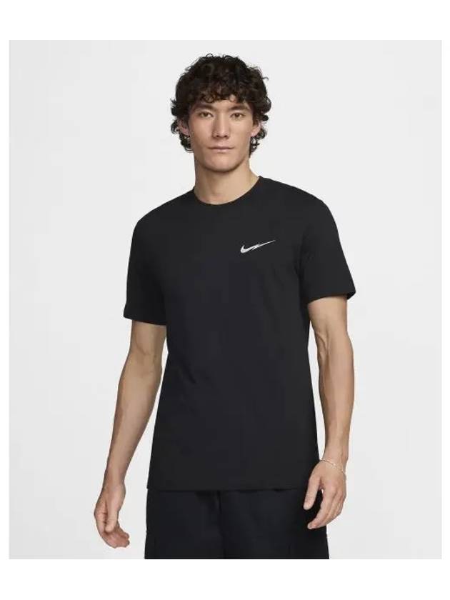 Sportswear Swoosh Short Sleeve T-Shirt Black - NIKE - BALAAN 2