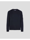 Sea Island Lens Knit Top Navy - CP COMPANY - BALAAN 2