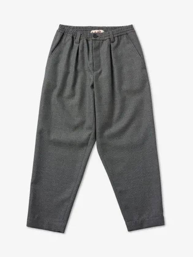 Wool Straight Pants Grey - MARNI - BALAAN 2