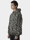 pixel camo Hoodie sweatshirt Khaki Overfit - AOX - BALAAN 4