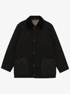 Quilted Thermoregulated Barn Jacket Black - BURBERRY - BALAAN 4