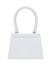 Le Chiquito Moyen Medium Leather Tote Bag White - JACQUEMUS - BALAAN 6