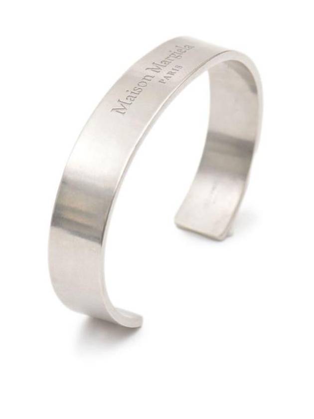 Logo Cuff Bracelet Silver - MAISON MARGIELA - BALAAN 6