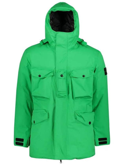 Ripstop Gore-Tex Hooded Padded Bright Green - STONE ISLAND - BALAAN 2