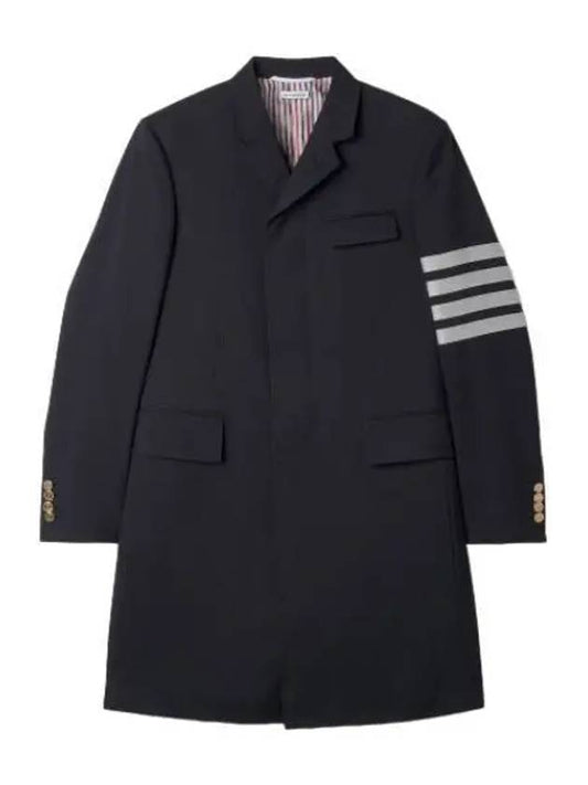 blazer coat navy - THOM BROWNE - BALAAN 1