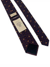 Interlocking GG Pattern Bee Print Tie Navy Red - GUCCI - BALAAN 6