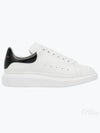 Oversized Leather Tab Low Top Sneakers White - ALEXANDER MCQUEEN - BALAAN 2