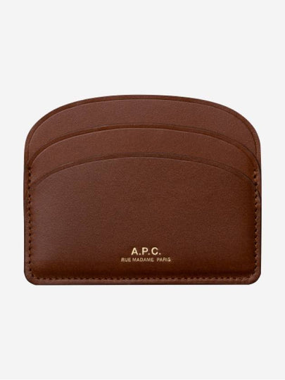 Demi Lune Card Wallet Brown - A.P.C. - BALAAN 2