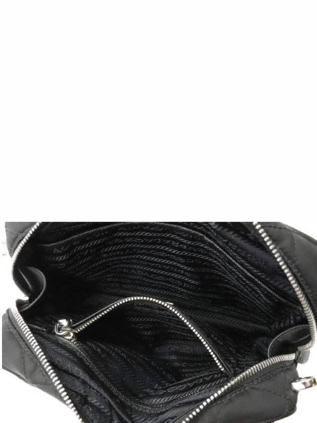 Nylon Quilted Tessuto Mini Shoulder Bag Black - PRADA - BALAAN 6