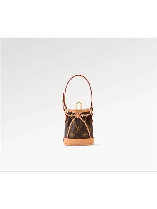 Micro Noe Bag Charm Key Holder Brown - LOUIS VUITTON - BALAAN 2