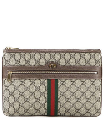 Ophidia GG Supreme Clutch Bag - GUCCI - BALAAN 1