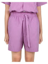 Poplin Pajamas Overfit Short Pants SWS PP - TEKLA - BALAAN 7