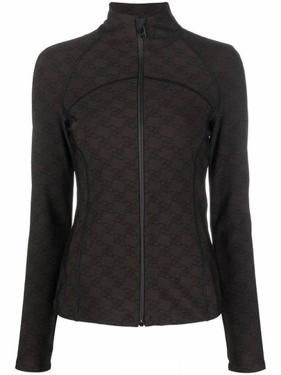 Karligraphy Zip-Up Jacket Brown - FENDI - BALAAN 2