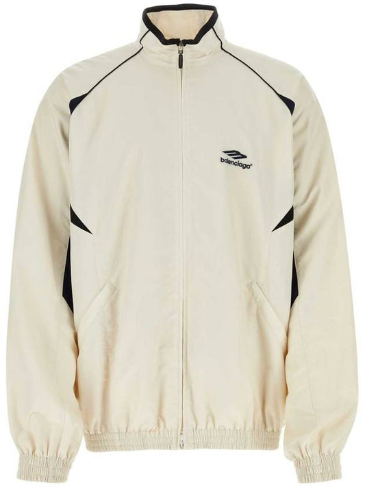 3B Sports Icon Medium Fit Track Jacket White - BALENCIAGA - BALAAN 1