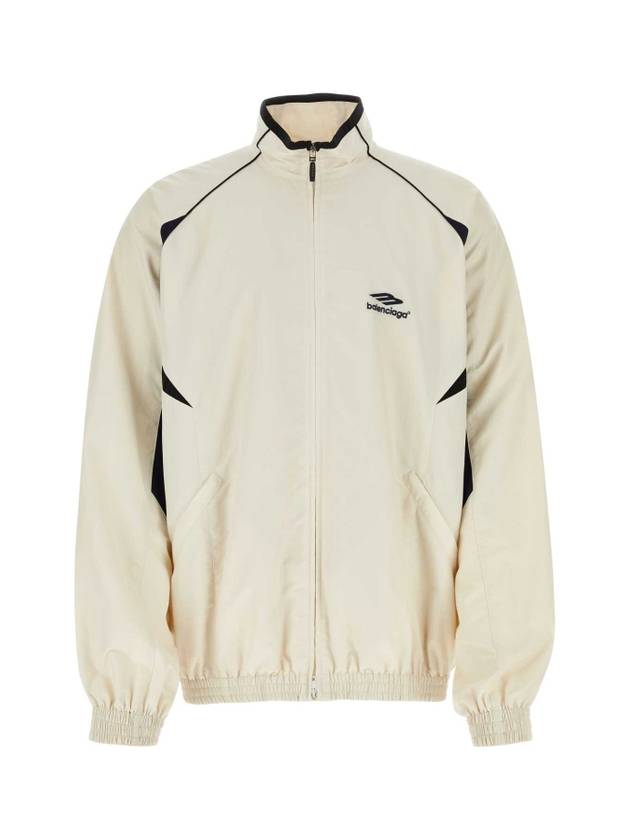 3B Sports Icon Medium Fit Track Jacket White - BALENCIAGA - BALAAN 1