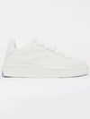 Leather Box Low-Top Sneakers White - BURBERRY - BALAAN 4