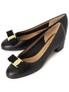 Ferragamo Vara Bow Women's Pumps VARA 1 NERO 0765658 Foot C - SALVATORE FERRAGAMO - BALAAN 1