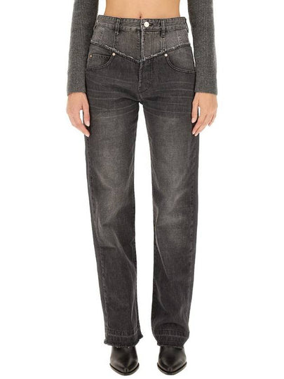 Noemie straight jeans black - ISABEL MARANT - BALAAN 2