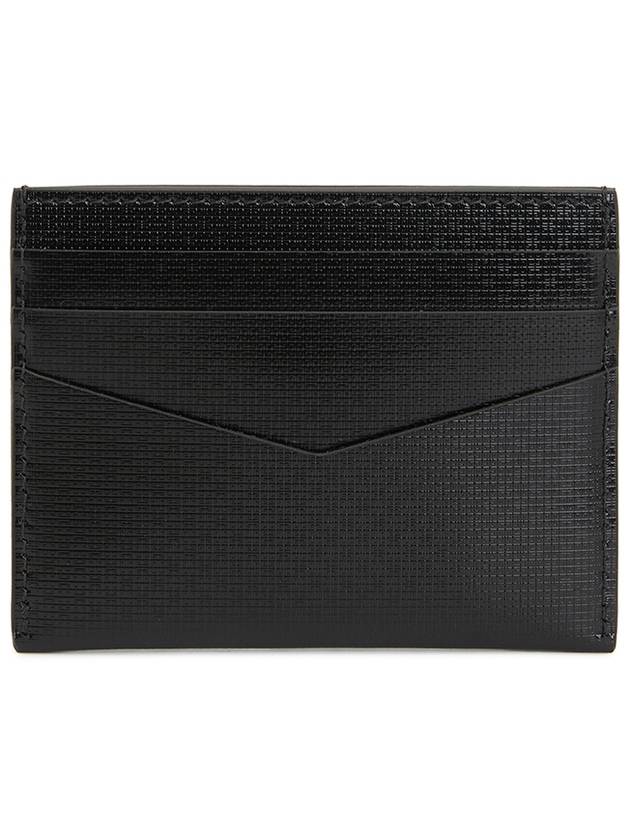 Logo Leather Card Wallet Black - GIVENCHY - BALAAN 3