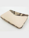 Women s Python Double Zip Pochette - LOUIS VUITTON - BALAAN 9