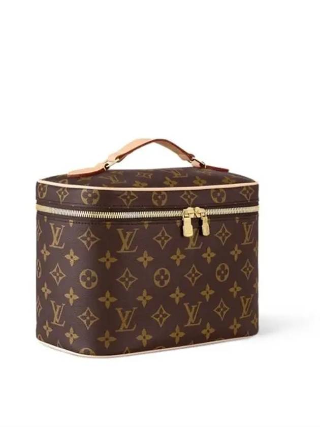 Nice BB Monogram Canvas Pouch Bag Brown - LOUIS VUITTON - BALAAN 3