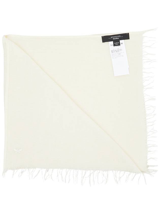 Weekend Flavio Scarf Ivory - MAX MARA - BALAAN 5