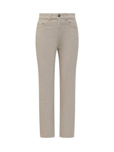 Classic Fit Jeans Beige - AMI - BALAAN 1