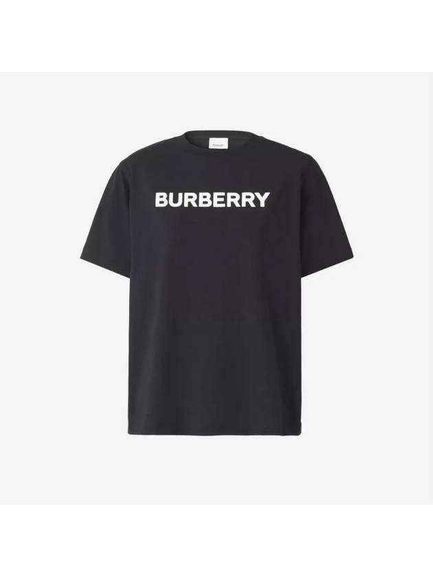 logo short sleeve t-shirt black - BURBERRY - BALAAN 3