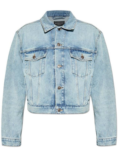 Balenciaga Denim Jacket, Unisex, Blue - BALENCIAGA - BALAAN 1