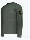 Crewneck Soft Cotton Knit Top Dark Green - STONE ISLAND - BALAAN 2