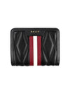 Women's Daki logo Half half wallet black - BALLY - BALAAN 1